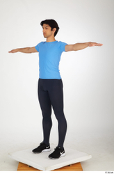 Man White Slim Male Studio Poses